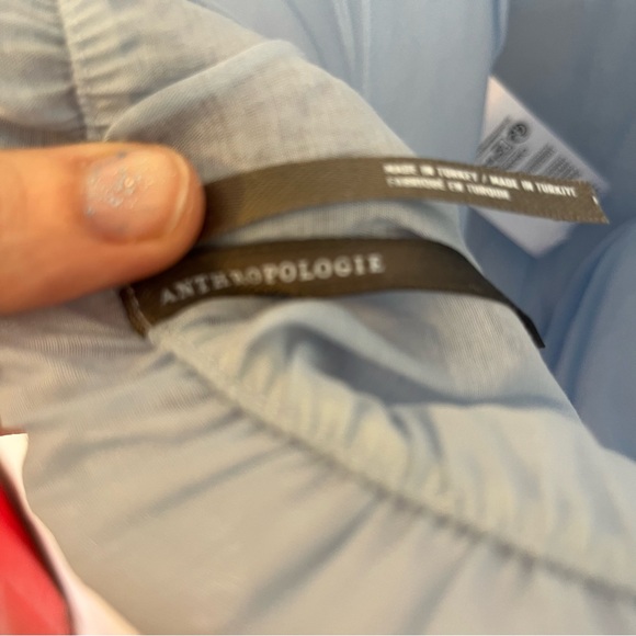 Anthropologie Layered Halter Sleeveless Top Sky Blue SZ XLG NWT Whimsical Fairy - Picture 8 of 11